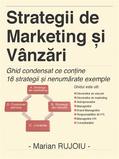 Strategii De Marketing In Vanzari