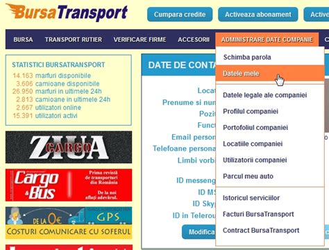 Aplicatie Bursa Transport