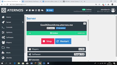 Aternos Create Server