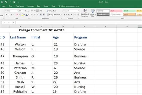 Baza De Date Excel Download