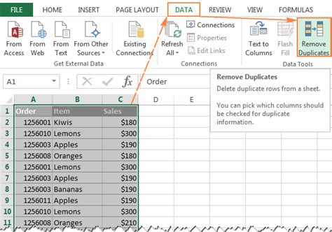 Delete Duplicates In Excel