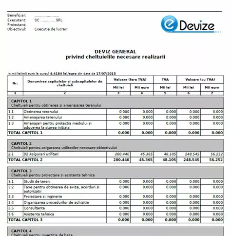 Deviz General Model Word