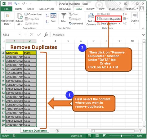 How Remove Duplicates In Excel