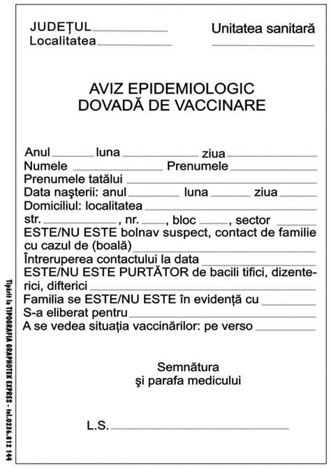 Model Aviz Epidemiologic Completat