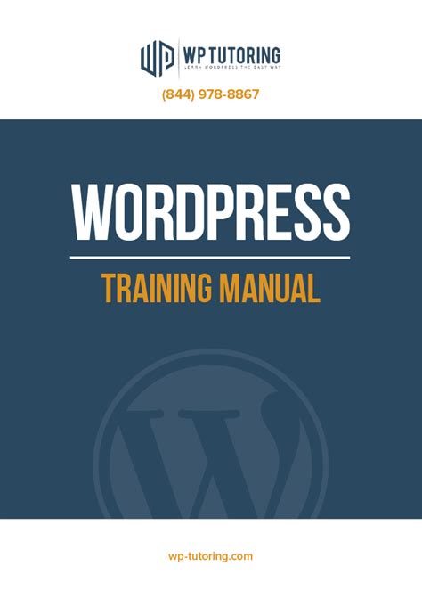 Wordpress Manual Pdf 2020